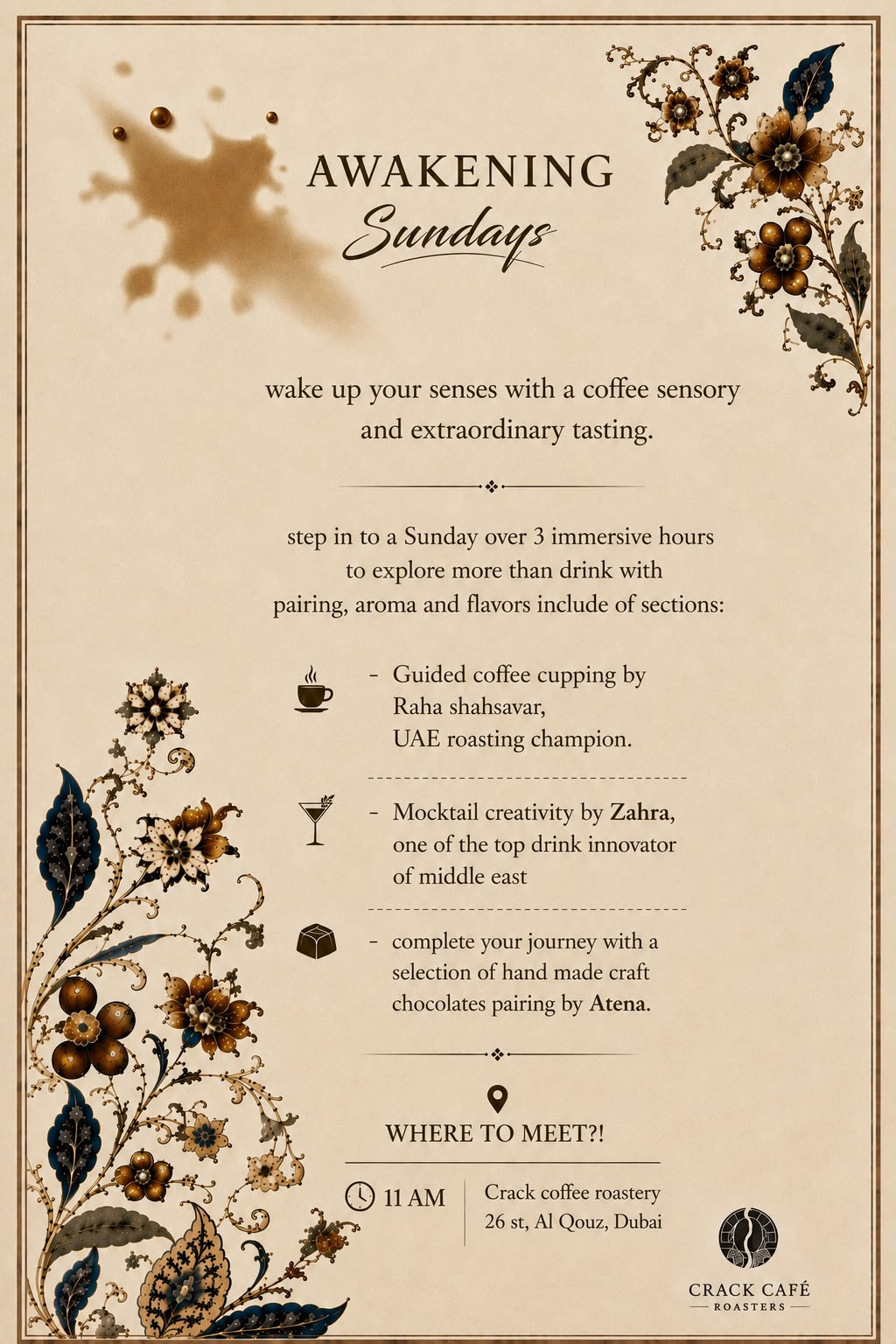 Awakening Sundays – Coffee Sensory & Tasting Workshop
