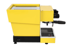 La Marzocco Linea Micra Dual Boiler Espresso Machine | Crack Coffee Roastery UAE – left side view, yellow finish